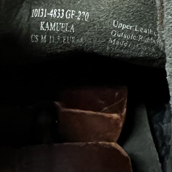 Olukai Kamuela Ankle Casual Chukka Boots Brown Leather Men\'s 11.5 US (46 EU) EUC main image 5